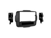 Metra 95 6532B Matte Black Double DIN Stereo Dash Kit for 2015 up Jeep Renegade