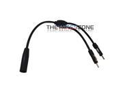Universal Female to 2 Male Motorola Antenna Adapter Cable