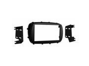 Metra 95 6535B Matte Black Double DIN Stereo Dash Kit for 2016 up Fiat 500X