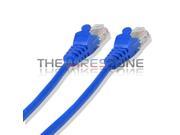 CAT5e 24 Gauge Blue 50 ft 350Mhz UTP Patch Ethernet Network Cable Wire RJ45 Lan