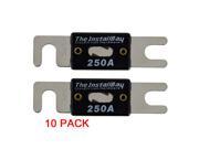 The Install Bay ANL250 10 High Quality Nickel Plated 250 Amp 250A Fuse 10 pack
