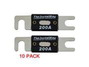 The Install Bay ANL200 10 High Quality Nickel Plated 200 Amp 200A Fuse 10 pack