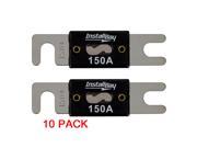 The Install Bay ANL150 10 High Quality Nickel Plated 150 Amp 150A Fuse 10 pack