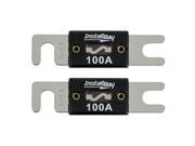 The Install Bay ANL100 High Quality Nickel Plated 100 Amp 100A Fuse 2 pack