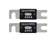 The Install Bay ANL200 High Quality Nickel Plated 200 Amp 200A Fuse 2 pack