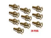 Coaxial Video Cable BNC Male Plug to RCA Female Jack Adapter Connector 20 pack