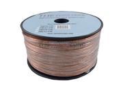 Clear Transparent 250 ft 16 Gauge 16AWG Speaker Wire Cable for Car Home Audio