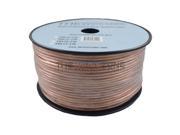 Clear Transparent 250 ft 12 Gauge 12AWG Speaker Wire Cable for Car Home Audio