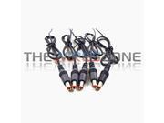 Male Pigtail DC Power Plug Connector 5.5x2.1mm CCTV PSU Cable 12 Volt 5 Pack
