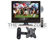 Supersonic SC 1312 13.3 inches LED Widescreen HDTV with DVD Player Wall Mount