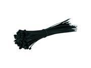 Black Heavy Duty 8 4mm Nylon Industrial Zip Tie for Cables or Wires 1000 pack
