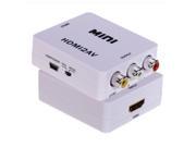 MINI HDMI2AV Siganal Converter HD Video Converter Mini HDMI to CVBS R L Audio Converter