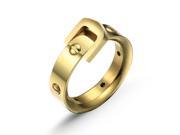 Merdia Stainless Steel Belt Style Ring for Men and Women