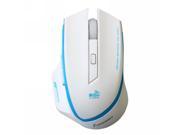 Sunsonny SR 8509 1800DPI Wireless Gaming Mouse with The Nano Receiver In The Battery Storage Blue