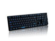 Qisan Cyborg Soldier 3 COLOR Backlit USB Wired Gaming Keyboard