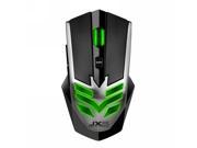 Dare u JX5 Black 800~2800 DPI Switch Green LED Light USB Wired Gaming Mouse