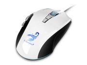 Merdia Sunsonny 800 4000DPI 11 Button 7 LED Colors Professional Ergonomics Wired V58 Gaming Mouse White