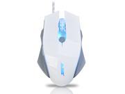 Ajazz Aj10 6 Button 600~1000~1600 DPI LED RGB Blacklight USB Wired Gaming Mouse White