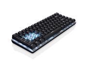 Qisan Gaming Keyboard Mechanical Wired Keyboard Backlight Keyboard Blue Switch 82 keys USB Port Quick Strike Design