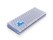 Qisan Gaming Keyboard Mechanical Wired Keyboard Blue Switch Backlight keyboard 82 Keys Extreme Simple Design
