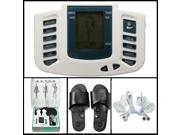 Digital Stimulator Massager Full Body Relax Pulse Acupuncture Therapy with Slipper