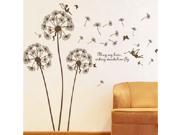Removable Art Vinyl Quote DIY Dandelion Wall Sticker Decal Mural Home Room Decor