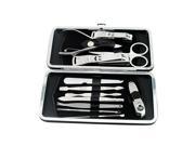 12 Pcs Nail Care Cutter Cuticle Clippers Pedicure Manicure Grooming Tool Kit Set