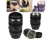 New 24 105mm Stainless Lens Thermos Camera Travel Coffee Tea Mug Cup