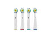 4 Pcs Electric Tooth brush Heads Replacement Fit For Braun Oral B 3D WHITE ACTION