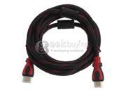 Geek Buying 3M HDMI Cable with Gold Plated Connector 1.3 1.4 Version Bi color Moulding Type with Nylon Protect Layer
