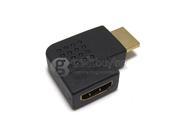 Geek Buying HDMI Extend Adapter Converter HDMI Male to HDMI Female L Shape for HDTV Home Theater DVD Player HDMI Devices Black
