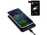 Geek Buying X5 Wireless Charger Support QI standard with Vent adn Receiver for Galaxy S5 i9600 Black