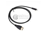 Geek Buying 1M Micro HDMI to HDMI V1.4 line Type D to A for smart cell phone tablet PC Monitor cable for HDTV