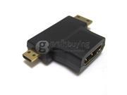Geek Buying HDMI Extend Adapter Converter HDMI Female to Mini HDMI Male Micro HDMI Male for HDTV Home Theater DVD Player HDMI Device