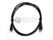 Geek Buying Mini HDMI to HDMI cables 1.3 1.4 Version with Gold Plated Connector Black