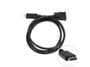 Geek Buying 1.8M DisplayPort DP Male to DVI Male Converter Adapter Cable Support 1080P Black