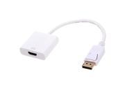 Geek Buying DisplayPort DP Male to HDMI Female Adapter Converter Cable for PC White
