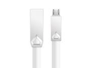 POFAN P06 Micro USB 1 Meter 3.1A Sync Line Data Transfer Charging Cable For Android Devices White