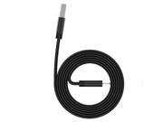 USAMS Yuet Series 8Pin Charging Cable 1 Meter Data Transfer Line Easy Storage Compatible For Apple Devices Black