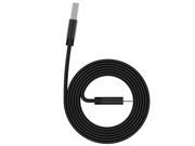 USAMS Yuet Series Micro USB Charging Cable 1 Meter Data Transfer Line Easy Storage Compatible For Android Devices Black