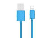 Baseus Yaven Series 2.1A Fast Charging 8Pin Data Cable 1M for iPhone iOS 7 8 9 Devices Blue