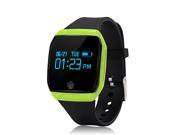 Makibes E07S Bluetooth 4.0 Sports Smart Bracelet IP67 Waterproof Fitness Tracker Call Reminder for Android iOS Green
