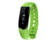 Makibes ID101 Smart Bracelet BT4.0 Heart Rate Monitor Smartband Pulse Sports Fitness Tracker for Android iOS Green