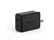 Tronsmart Fast Charge 33W 1 Port Type A USB Wall charger for Smartphone device. Type C 5V 3A output for Type C device