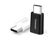 Tronsmart USB 2.0 Type C Male to Micro B Female Adapter 2pcs for Type C Supported Devices