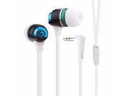 Syllable G02S In Ear Earphones HiFi Music Super Bass Stereo Headphones 3.5mm Jack White