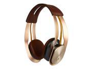 Syllable G700 Metal Wireless Bluetooth 4.0 Headphones with NFC Fuction Bass Built in Mic 40mm Speaker Golden.