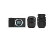 YI M1 Mirrorless Digital Camera with Two Lens 3.0 LCD Screen Supports WiFi Bluetooth Connection App Control Black
