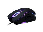 ELE EleEnter Professional USB Wired Gaming Mouse 2400 DPI Ergonomic Design with Colorful Breathing Light Black