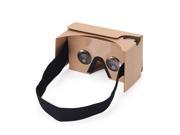 Virtoba V2 Immersive 3D Virtual Reality Cardboard 2 FOV 80 for 3.5 6inch Smartphones